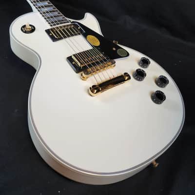 Gibson Vintage 2001 Les Paul Custom, Alpine White, Gold Hardware, w/HSC NOS image 9