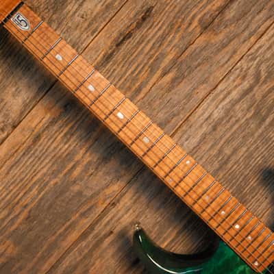 Used Ernie Ball Music Man BFR JP-15 - Teal Quilt Burst w/OHSC image 6