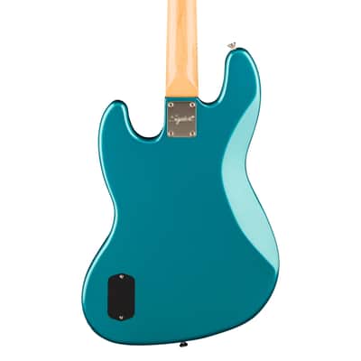 Squier Classic Vibe Active '70s Jazz Bass - Maple Fingerboard, Parchment Pickguard, Ocean Turquoise image 3