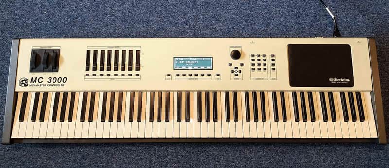 Oberheim MC 3000 midi controller and master keyboard 8x midi out image 1