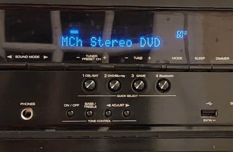 Denon Denon AVR-S510BT 5.2-channel AV receiver 2000 - Black image 1