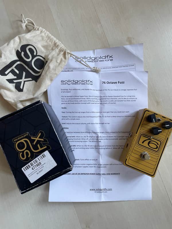 SolidGoldFX 76 Octave Fuzz 2010s - Yellow image 1