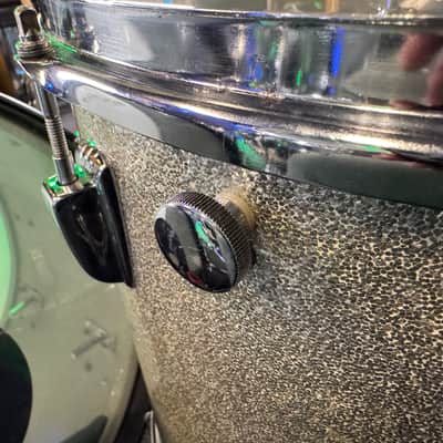 Ludwig 1970s 3 Ply Silver Sparkle "Bonham" Set. (Almost) Excellent!! image 18