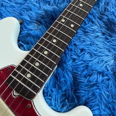 1966 Fender Mustang Electric Guitar 100% Original - Olympic White image 4