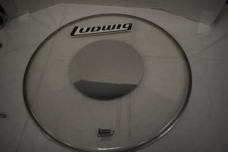 Vintage 24" Ludwig Strider Silver Dot 24" Drumhead (NOS) image 1