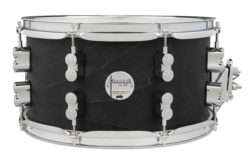 PDP By DW Black Wax Maple Snare Drum 7x13 (PDSN0713BWCR) image 1