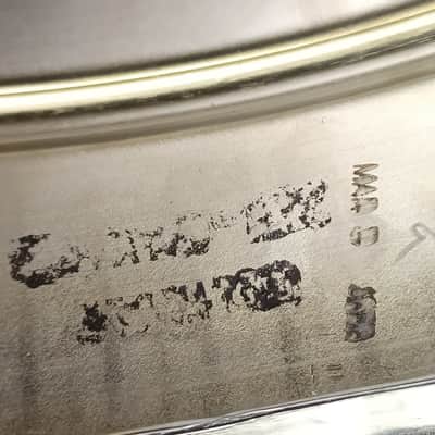 Ludwig Supraphonic 5x14"Snare Drum Vintage70s Muffler -Blue/Olive Badge Aluminum image 10