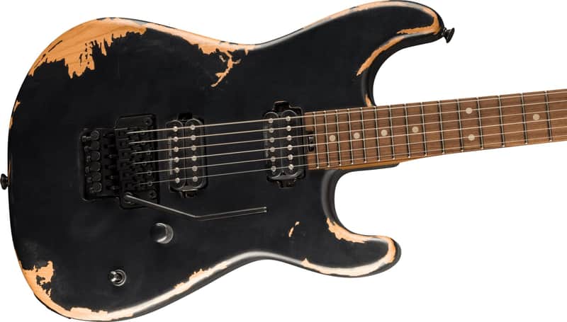 SPECIAL ORDER! Charvel Pro-Mod Relic San Dimas Style 1 HH FR PF guitar Weathered Black image 1