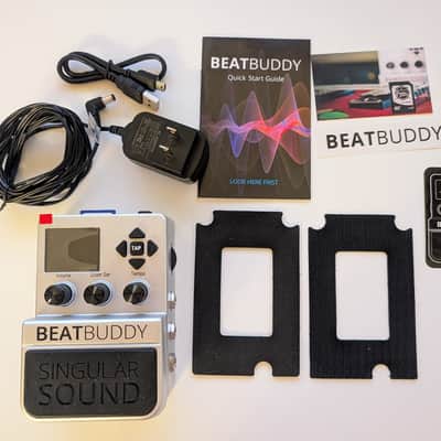 Singular Sound BeatBuddy Drum Machine Pedal + Footswitch+ Bundle — Mint, Complete with Boxes & Accessories image 6
