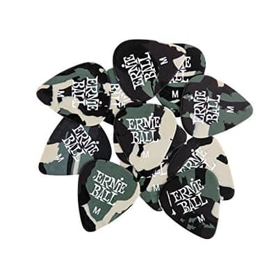 Ernie Ball P09222 Guitar Picks, 12 Pack, Medium Camouflage image 4