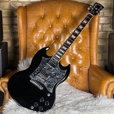 2008 Gibson SG Standard Ebony Black Electric Guitar W/ Original Hardshell Case! image 1