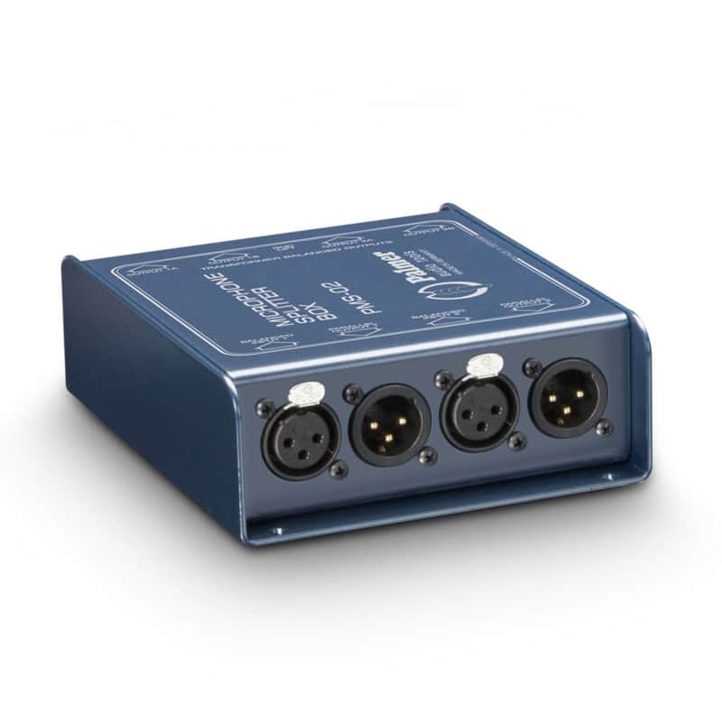 Palmer PMS 02 Microphone Split Box 2-Channel - Signal Splitter image 1