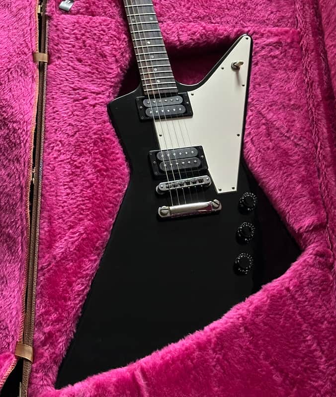 1989 Gibson Explorer Ebony Original PAT No Pickups & Case
