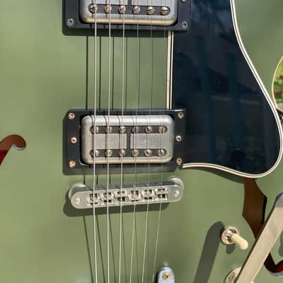 2013 Original Gibson Chris Cornell Signature ES-335 -Olive Drab Green – RARE Original Lifetime Release #91/250 image 13