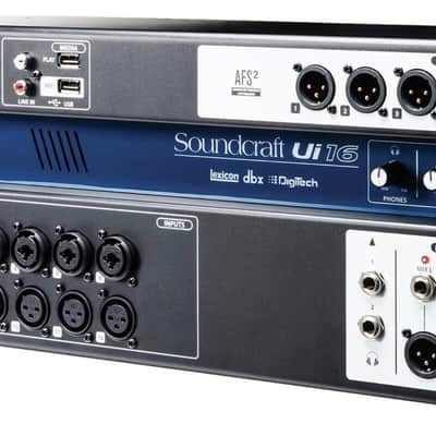 Soundcraft Ui-16 Rackmount - Blue/Silver image 2