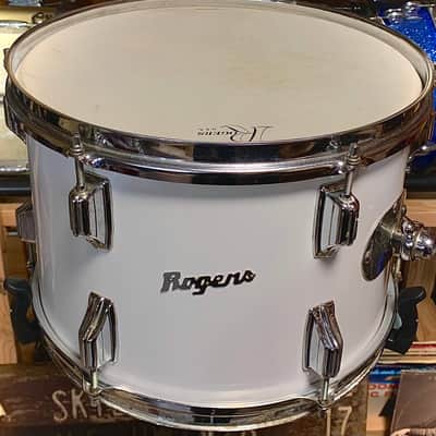 Roger’s 9"x13" Rack Tom - New England White - VG Condition - Fullerton Era image 1