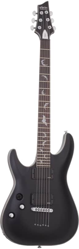 Schecter Damien Platinum-6 LH Satin Black image 1