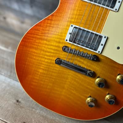 Gibson Custom 1960 Les Paul Standard Reissue, VOS 8.15 LBS!! - Tangerine Burst 06037 image 7