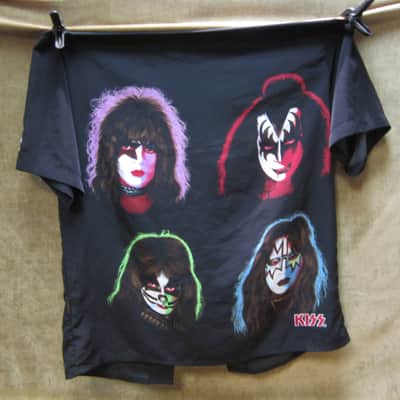 KISS/Hard Rock Cafe Solo Album Art Rare Bowling Shirt X Large EXC! Free Shipping w/ BIN!! image 4