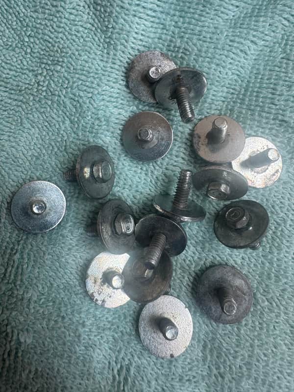 Ludwig Lot of 16 Vintage Mounting Screws  for 6 Ply Floor Tom or Bass  Drum 80s image 1
