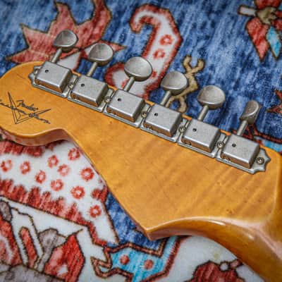 FENDER USA Custom Shop '62 Stratocaster *Dealer Exclusive Flamethrower Journeyman Relic "Lake Placid Blue" (2025) image 13