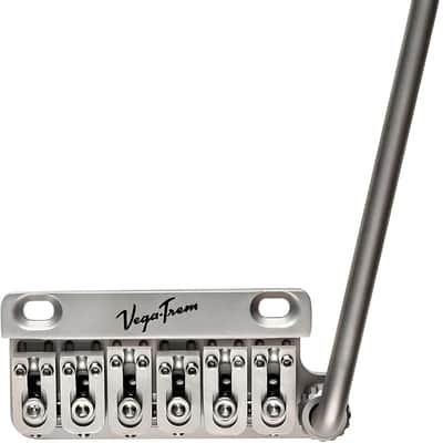 Made in Spain! Vega Trem VT1 2-Points Satin Stratocaster Guitar Tremolo Bridge No Mods Easy Installation - Satin image 1