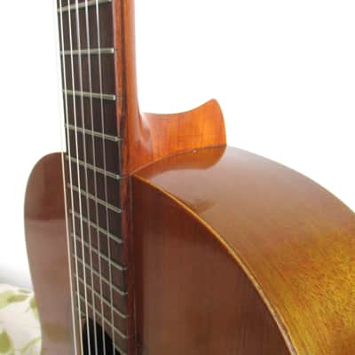 Aria  550 vintage classical guitar Japan  bone nut and saddle amazing tone,  player &  new set-up image 7