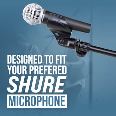 B-Stock Shure by Gator Tripod Mic Stand with Telescoping Boom and Standard Twist Clutch; (SH-TRIPODSTANDTBM) image 2