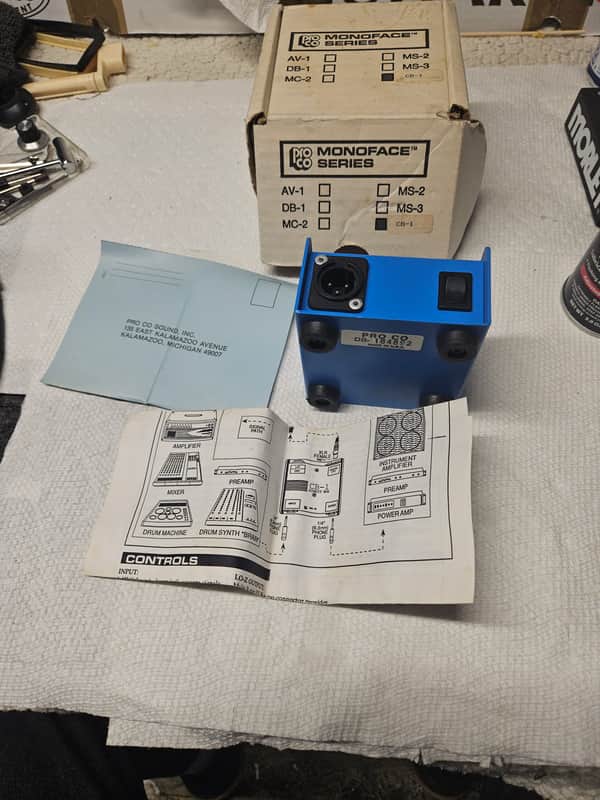 Pro co direct box Like new condition in the box with paperwork image 1