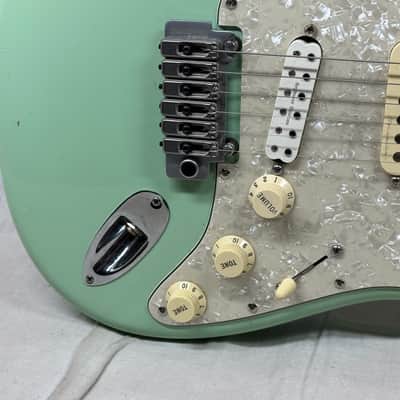 Fender USA Jeff Beck Stratocaster Guitar with Case 2015 - Surf Green / Rosewood fingerboard image 5