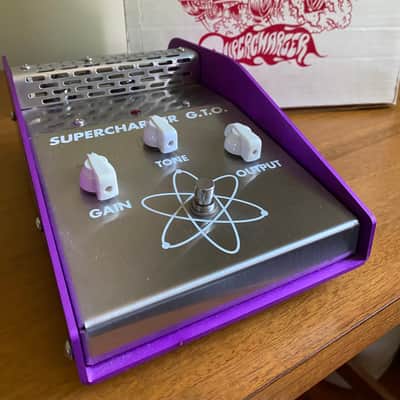 Soldano Supercharger GTO (G.T.O.) Reissue Purple (1 of 26) w/ Box & AC Adaptor image 2