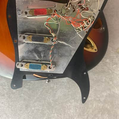 Fender Partscaster Strat Plus + Sunburst Finish with case image 14