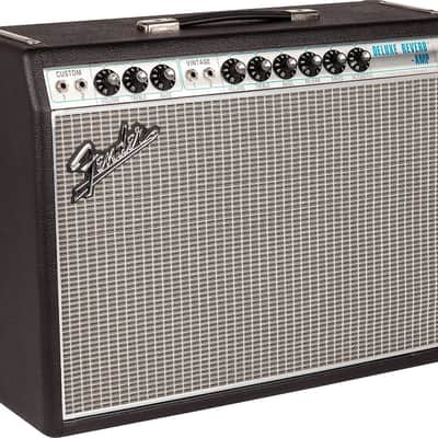 Fender 68 Custom Deluxe Reverb, 22 Watts all Tube Two Channel Guitar Combo Amplifier, W/ Reverb & Vibrato image 1