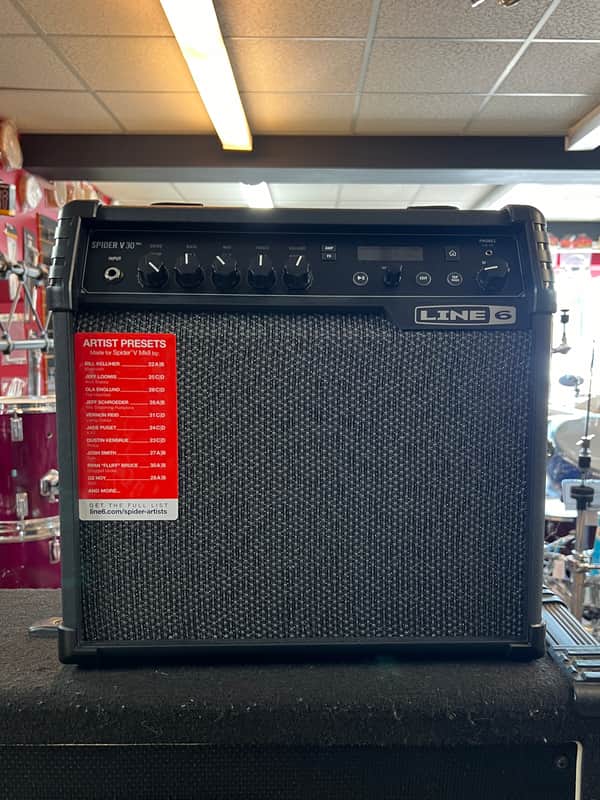 Line 6 Spider V 30 MkII 30-Watt 1x8" Digital Modeling Guitar Combo 2019 - 2021 - Black image 1