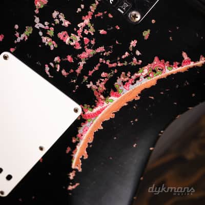 Fender Custom Shop Limited Edition Mischief Maker - Heavy Relic - Aged Black Over Pink Paisley image 13