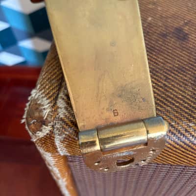 1959 Gibson ES350T Bigsby B6 RARE SHORT HINGE Gold Kalamazoo Sand-Cast Vibrato Tailpiece Original Vintage Gretsch Guild image 11