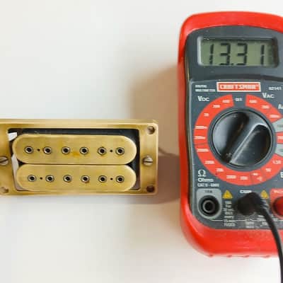 1980's Vintage DiMarzio DP100 Super Distortion Cream Humbucker Pickup 13.3k Ohms image 5