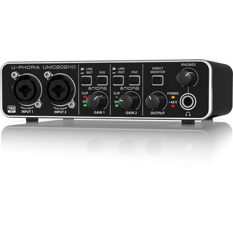 Behringer U-PHORIA UMC202HD USB 2.0 Audio Interface image 2