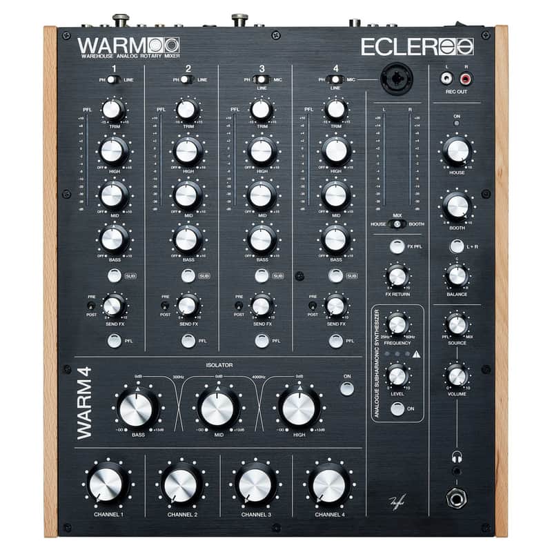 Ecler WARM4 Professional 4-Channel Analog Rotary DJ Mixer *USA Small Business* image 1