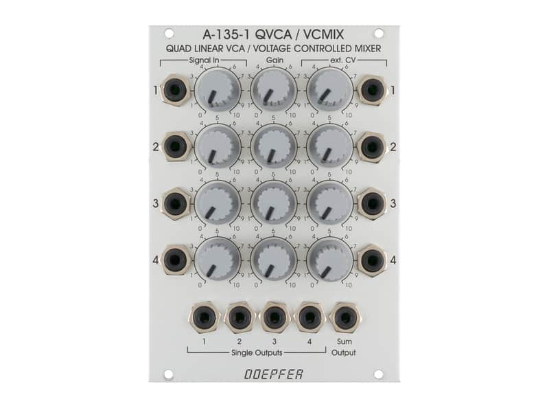 Doepfer A-135-1 Voltage Controlled Mixer / Quad VCA [USED] image 1