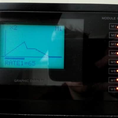 Casio VZ-10m phase distortion FM polyphonic classic synthesizer graphic editing image 8