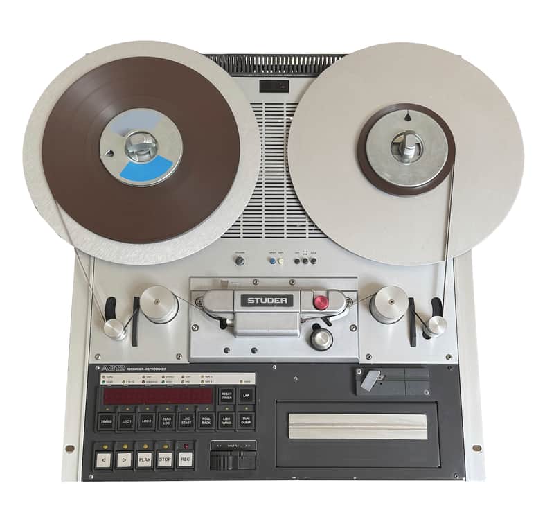Studer A812 2-track 1/4" with butterfly heads image 1
