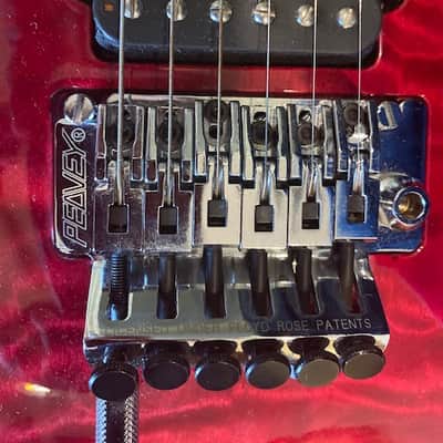 Peavey EVH Wolfgang 1996 Pat. Pend. Quilted, Arch Top Drop D "Tuna" image 6