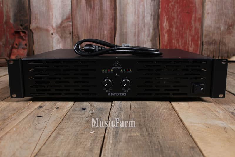 Behringer KM1700 Professional 1700-Watt Stereo Power Amplifier image 1