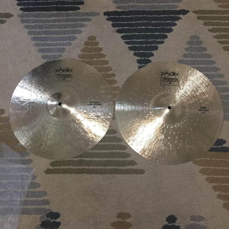 Paiste 15" Twenty Series Hi-Hat Cymbals (Pair) 2007 - 2011 image 1