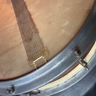 Vintage snare drum. 3.5x14.25 1900s - Mahogany image 9