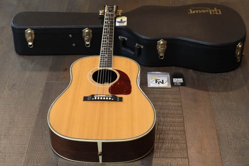 2012 Gibson J-45 Custom Rosewood Natural Acoustic/ Electric Jumbo Guitar + OHSC