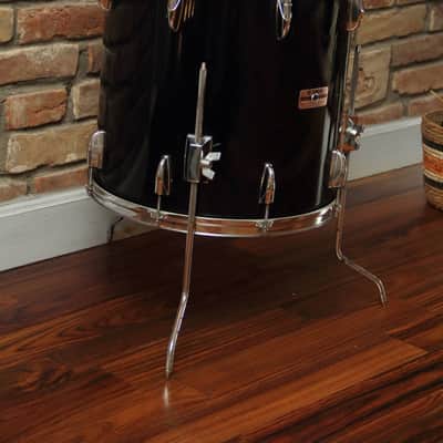 Yamaha 16" Tour Custom 8000 - solid black floor tom 16"x16 image 7