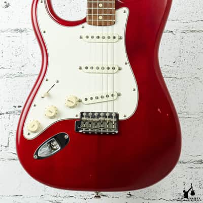 Warmoth/Fender Partscaster Left Handed Transparent Red image 1