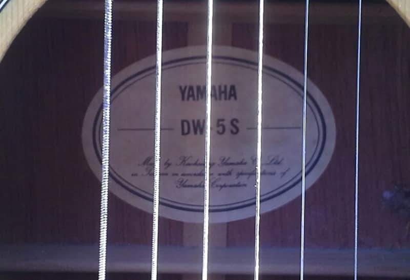 Rare Vintage Yamaha DW-5S Solid Sitka Spruce Acoustic Guitar w